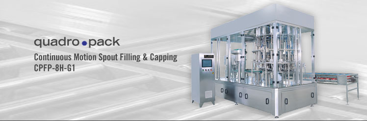 Continuous Motion Spout Filling & Capping CPFP-8H-G1